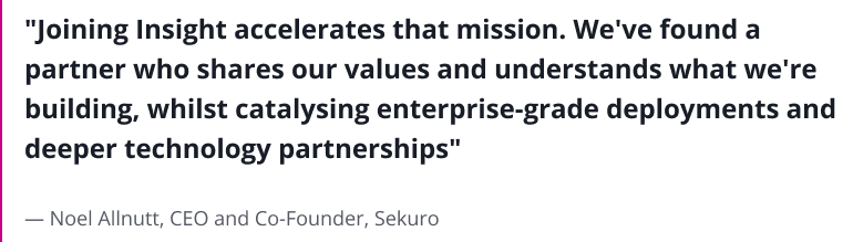 Noel Allnutt, CEO and Co-Founder, Sekuro